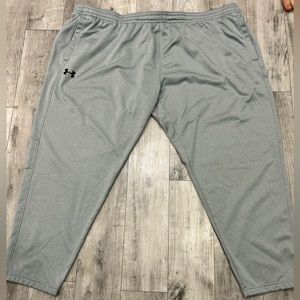 Under Armour Jogger Pants Gray Fleece ColdGear Loose Fit Sz 5XL
